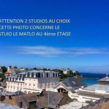 Les Studios Vue Mer Le Matlo Dinard Bagian luar foto